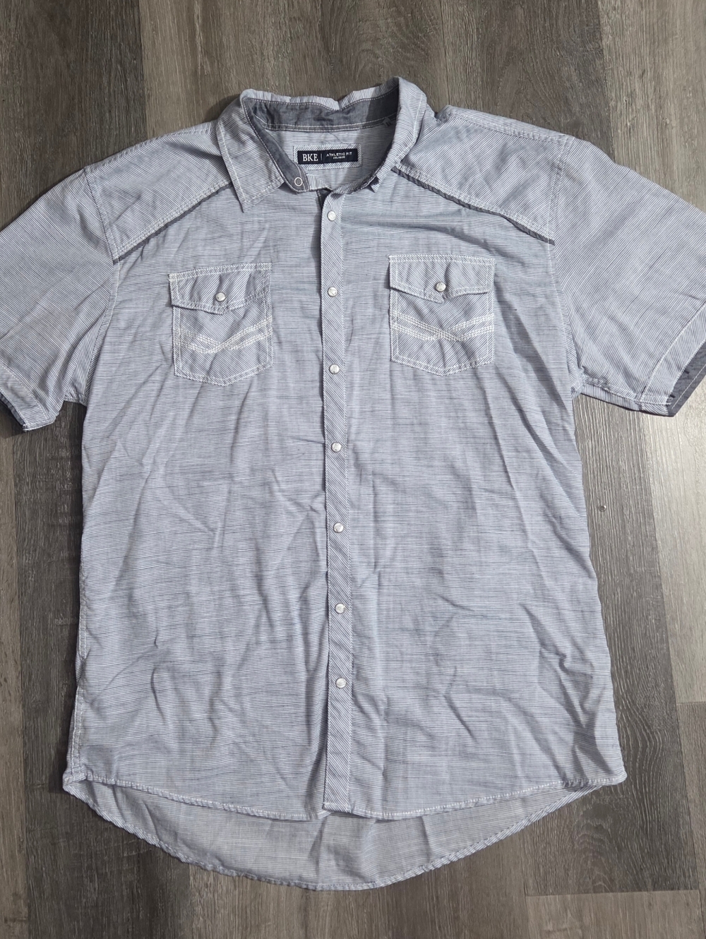 BKE Men’s Short-Sleeve Button-Down Shirt Size 2X
